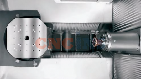 Горизонтально-фрезерный 2-х паллетный станок HMC500 c ЧПУ Fanuc