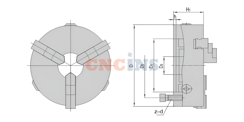  Патрон токарный 7100 (тип 1) 