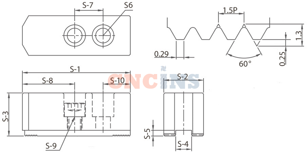  Кулачки для гидропатронов сырые SJ 