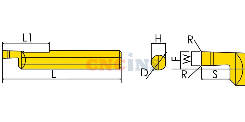  Торцевая канавка левая (прямая) 